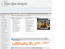 Tablet Screenshot of bestajaxscripts.com
